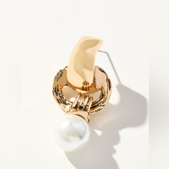 Anthropologie door knocker drop earring - Picture 4 of 12